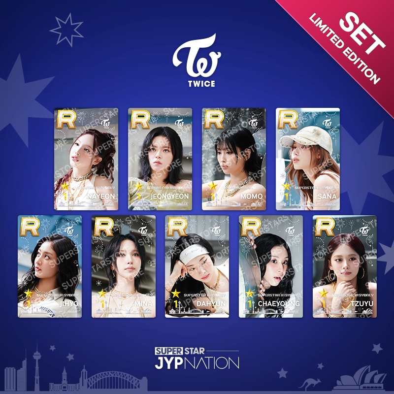 SET] TWICE : SUPERSTAR IN SYDNEY : FULL Set Package - SUPERSTAR STORE
