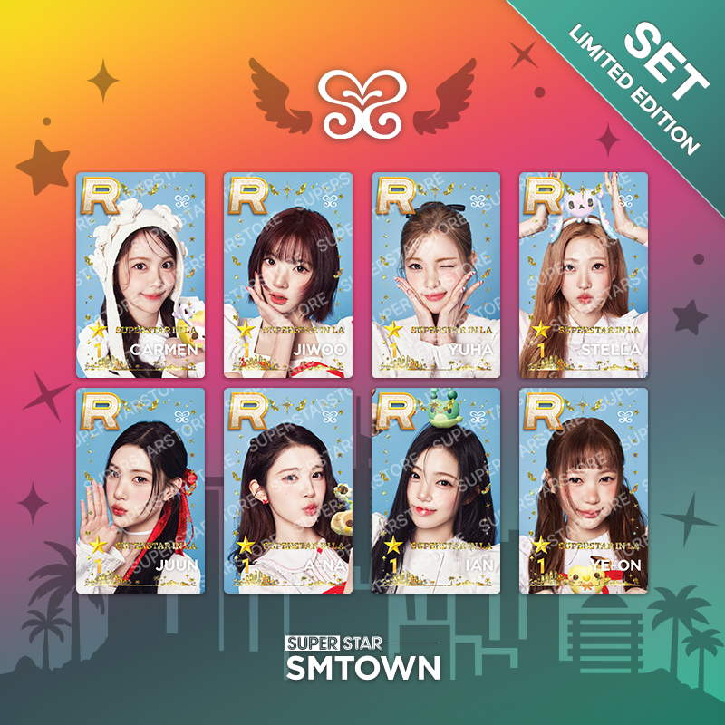 SMTOWN 30周年抽選会 トレカ Hearts2Hearts ユハ SET] Hearts2Hearts : SUPERSTAR IN LA : Full Set Package