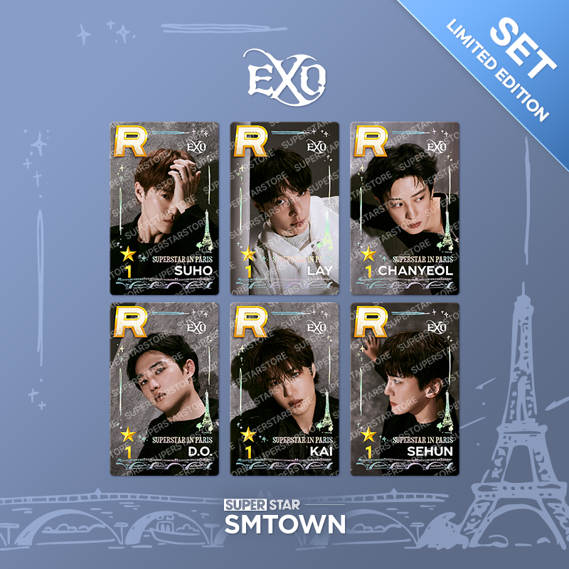 SET] EXO : SUPERSTAR IN PARIS : Full Set Package - SUPERSTAR STORE
