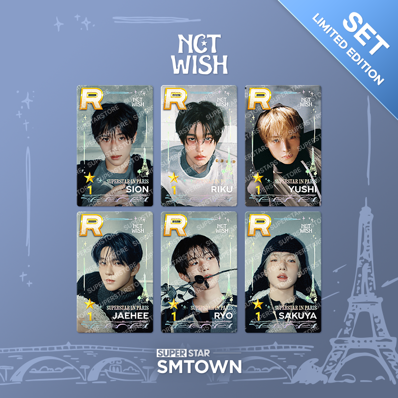 SET] NCT WISH : SUPERSTAR IN PARIS : Full Set Package - SUPERSTAR