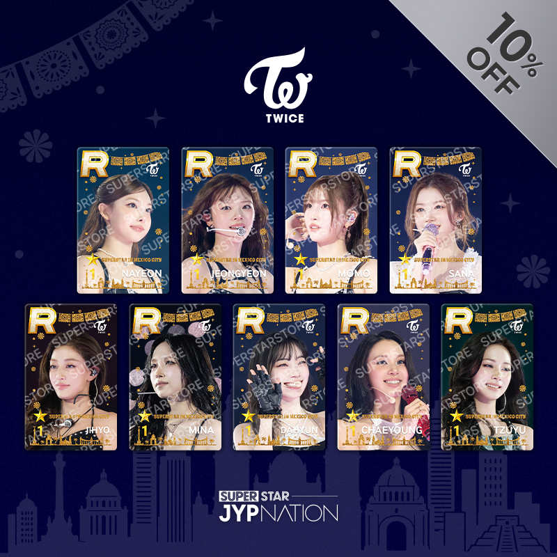 【全員コンプ】TWICE SSJYP トレカ  9ROUND 9枚セット TWICE 9ROUND SUPERSTAR JYPNATION トレカ Twice Photocard Once Again