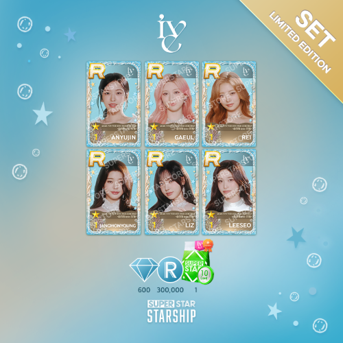 ive superstar starship 東京限定 6枚セット SUPERSTAR STARSHIP - IVE - SUPERSTAR STORE