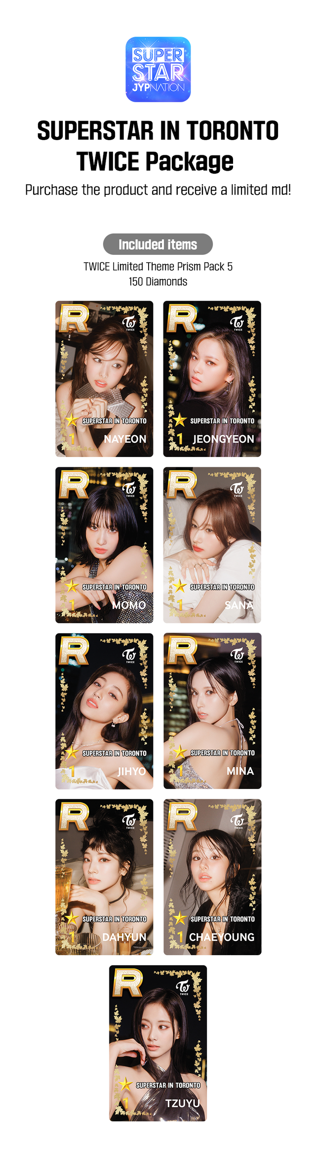 SUPERSTAR IN TORONTO TWICE Package | SUPERSTAR STORE