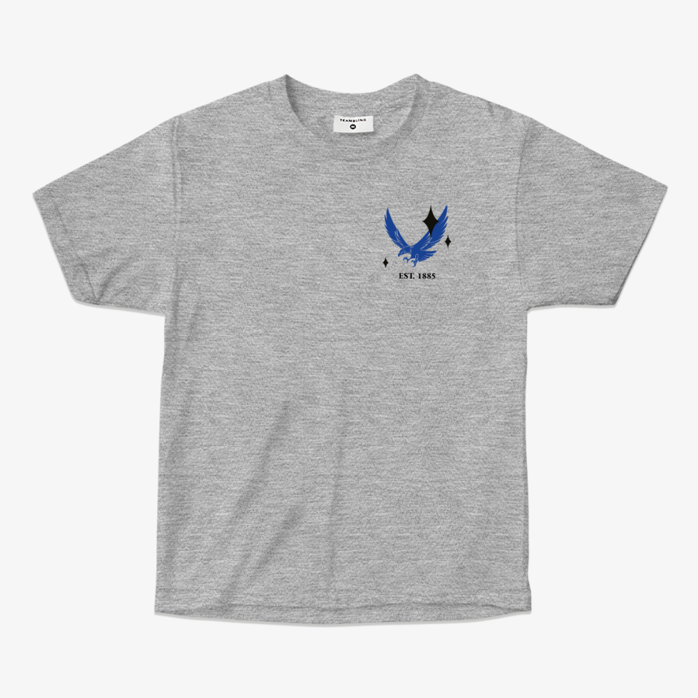 독수리 다이아몬드 레귤러핏 크루넥 연세대 티셔츠(남)