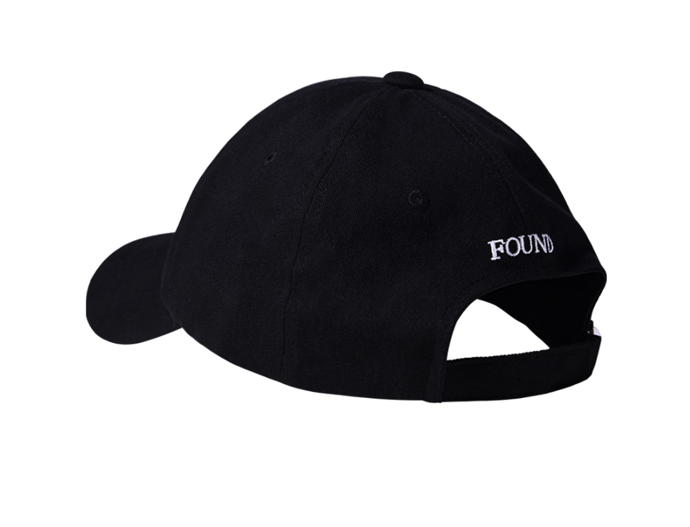 【FOUND MY WAY】 Signature Lettering Logo ball cap - Black Signature Lettering Logo ball cap - Black - FOUND MY WAY