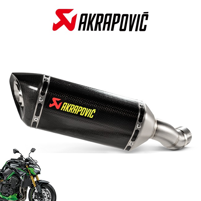 20-24년 가와사키 Z900 아크라포빅 슬립온 카본 머플러｜모토몰