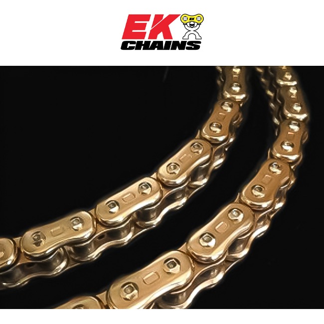 Pre-Order】EK CHAIN ​​3D LUXE Series 525 Chain 120Links EK-CHAIN イーケーチェーン ThreeD 525SPR 3D (GP;GP)P=GP MLJ 126L