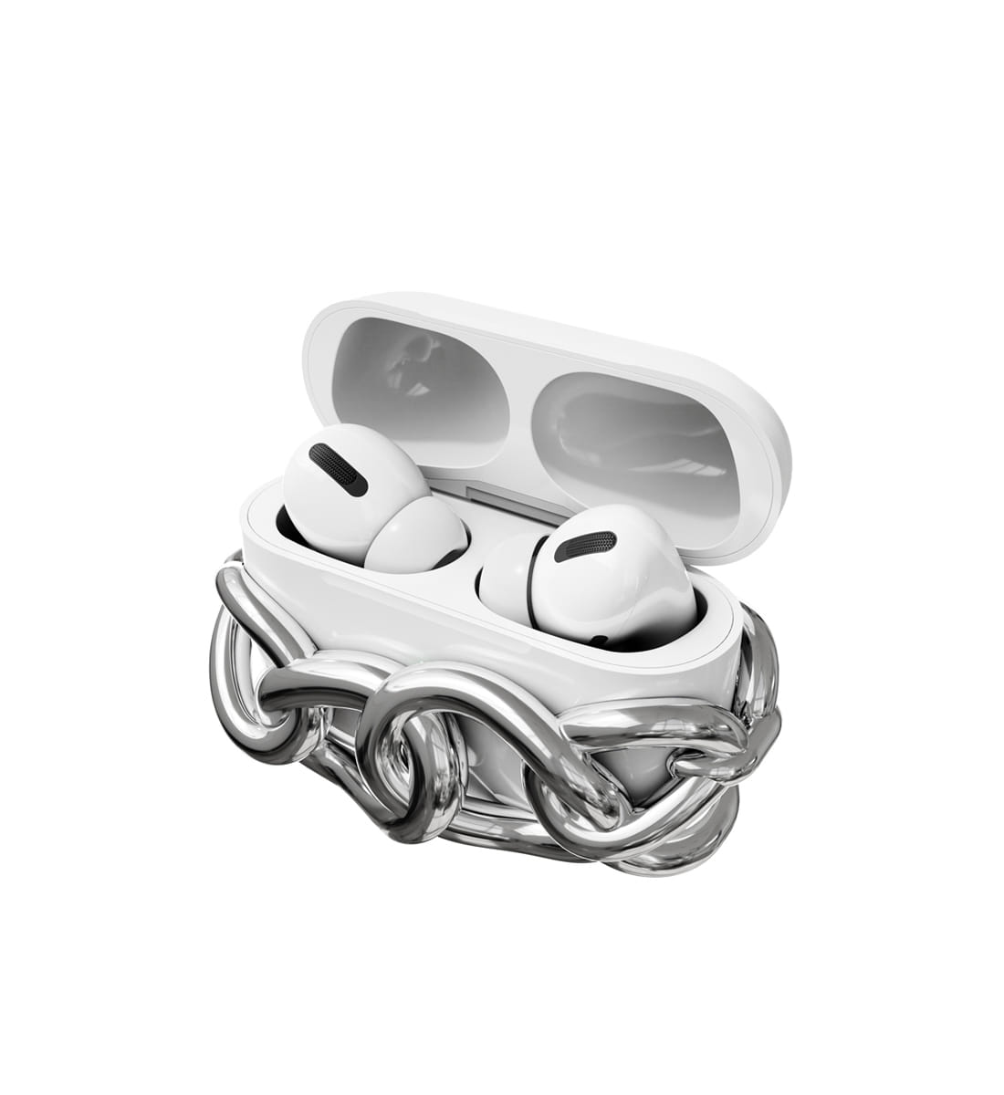 【韓国ANDAASH アンダッシュ】Airpods CHA 01 SILVER Airpods CHA 01 SILVER - ANDAASH
