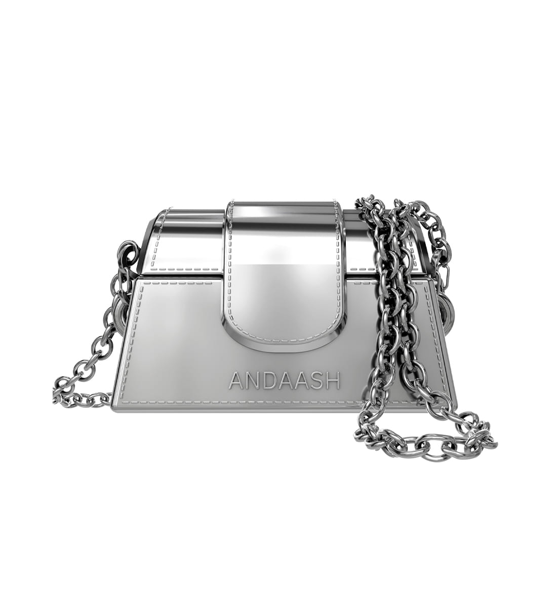 【韓国ANDAASH アンダッシュ】Airpods GAB 01 SILVER ☆送料・関税込☆韓国雑貨☆ANDAASH☆Airpods GAB 01 SILVER