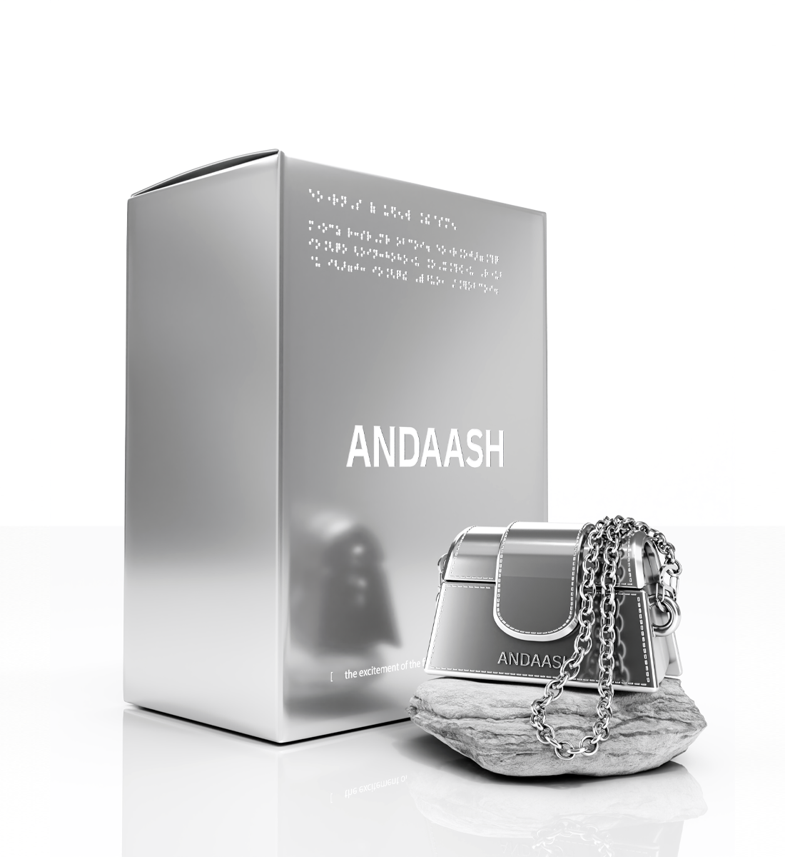 【韓国ANDAASH アンダッシュ】Airpods GAB 01 SILVER ☆送料・関税込☆韓国雑貨☆ANDAASH☆Airpods GAB 01 SILVER