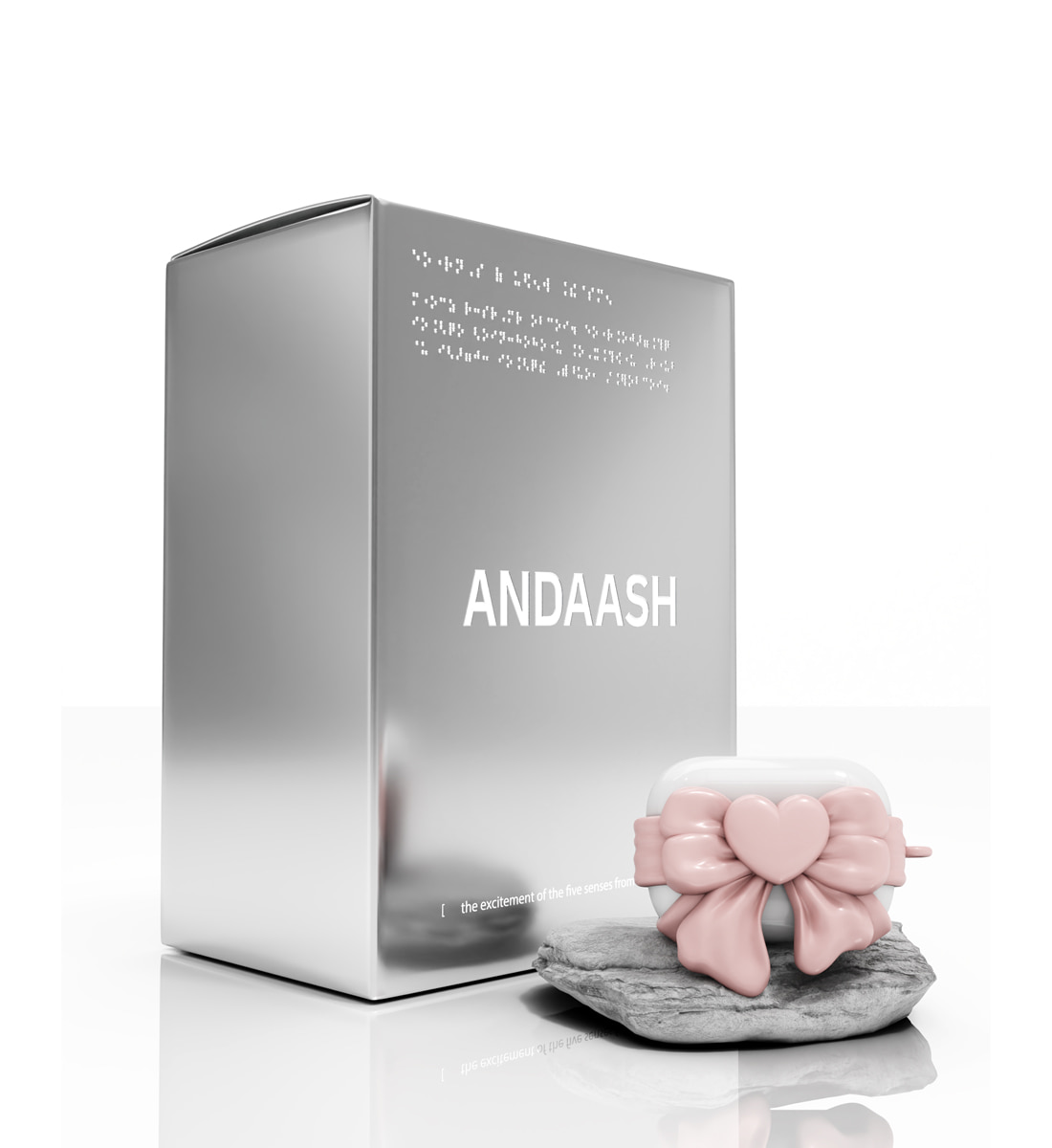 Airpods BOW 01 PINK edition - ANDAASH