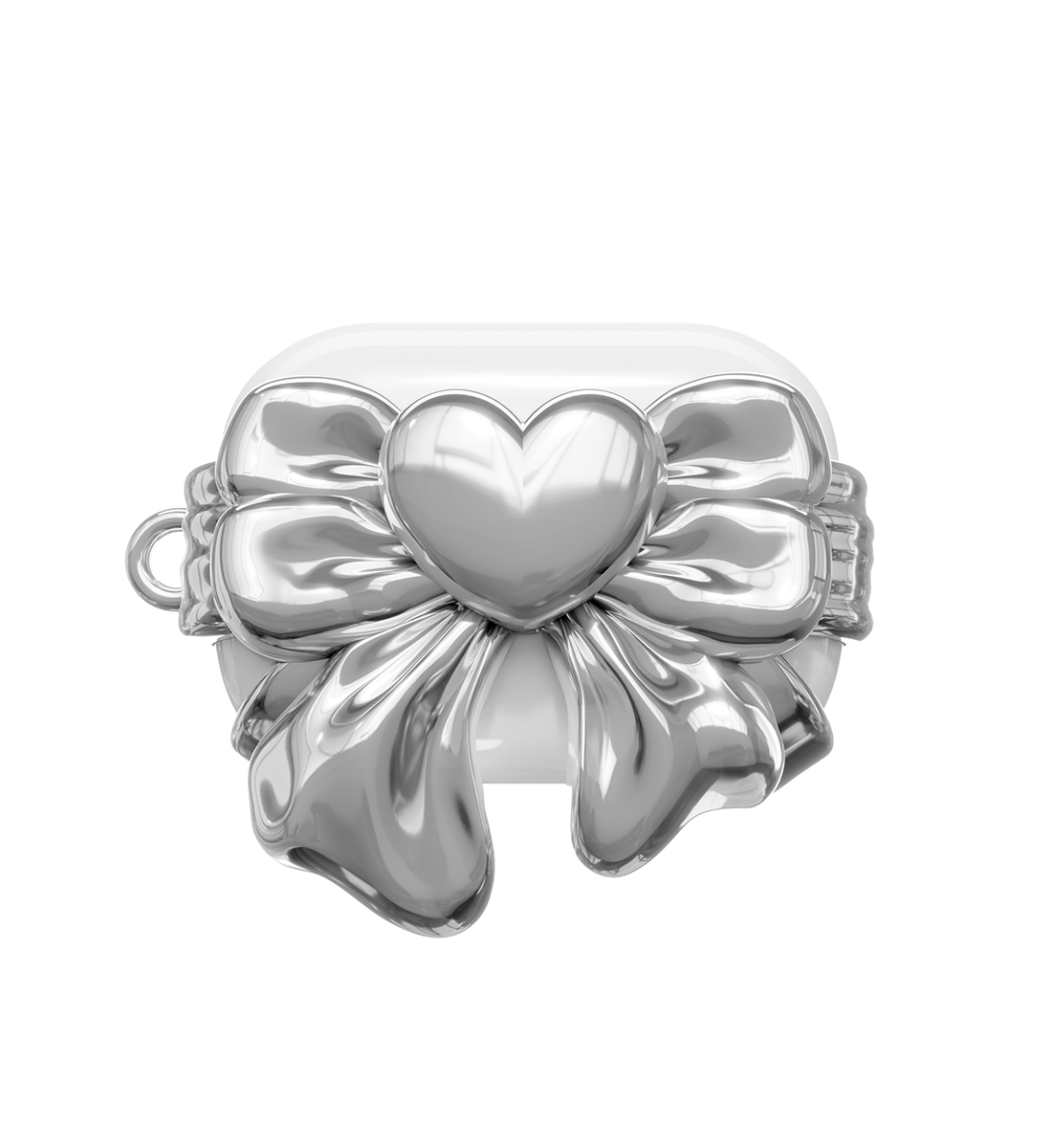 Airpods BOW 01 SILVER - ANDAASH