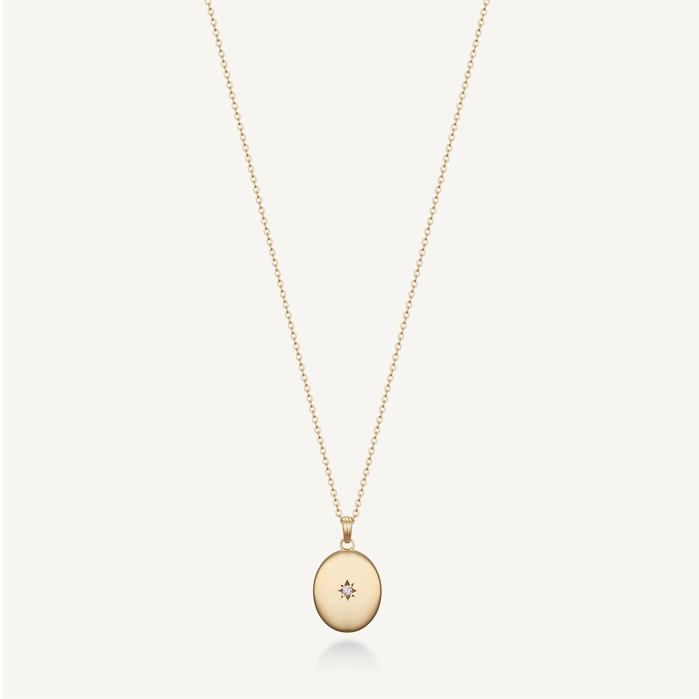 [미스그린] 러브레터 오벌 목걸이 | LoveLetter Oval Necklace