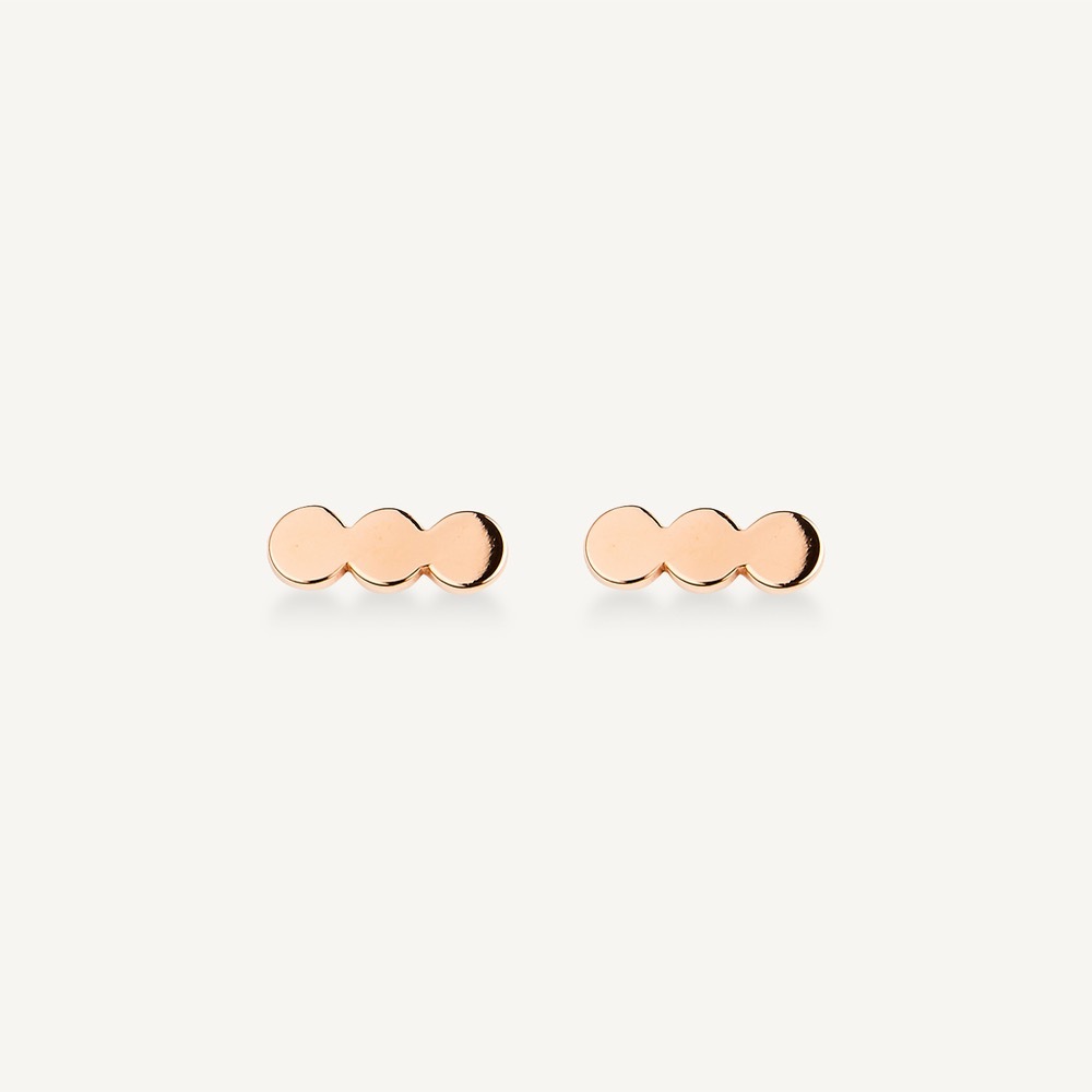 [미스그린] 3 도트 귀걸이 | 3 Dot Earrings