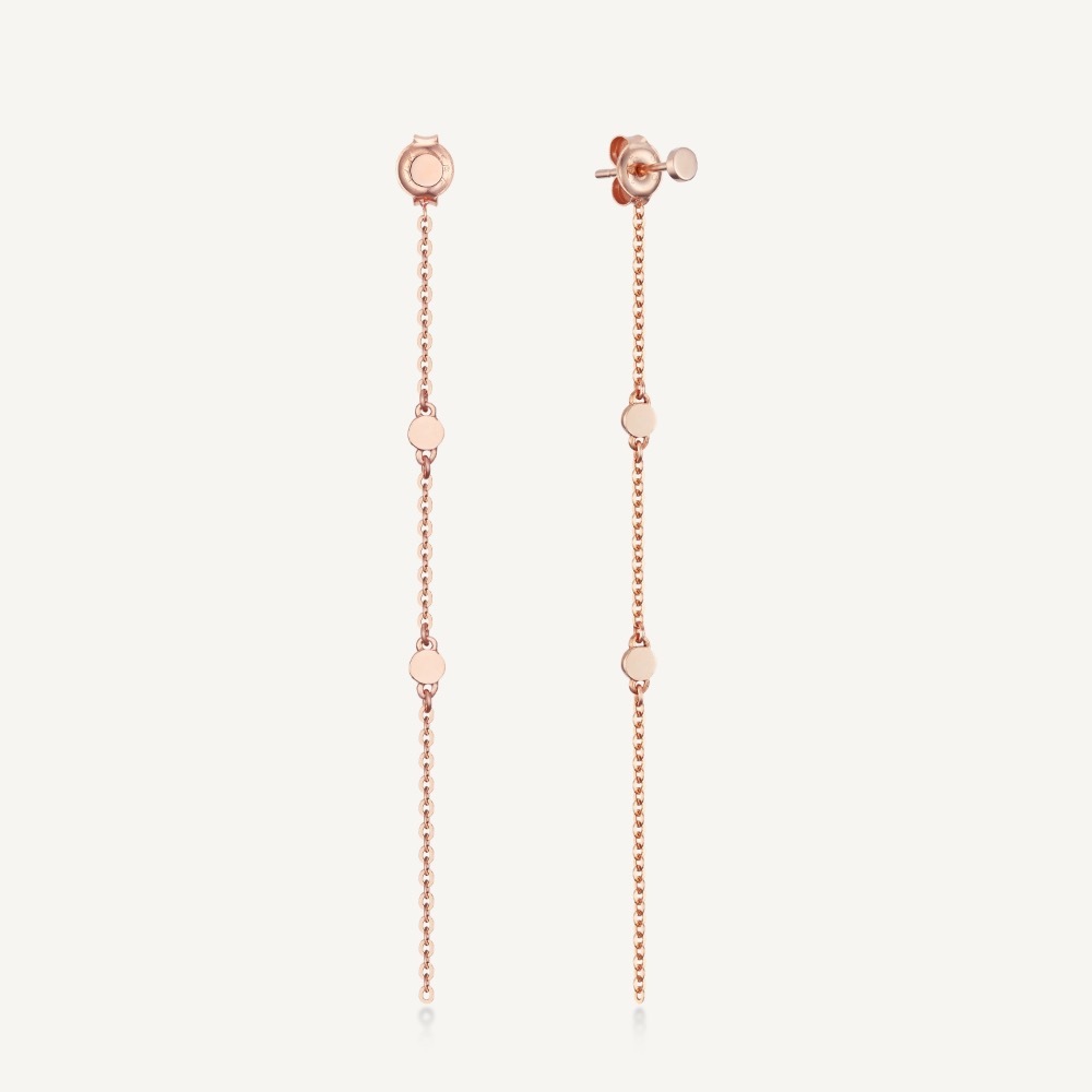 [미스그린] 도트 체인 귀걸이 | Dot Chain Earrings