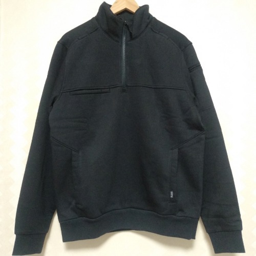 Water Repellent Tactical Tall 1/4 Zip Job Shirt, Fire Navy