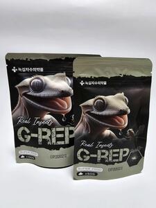 녹십자수의약품 G-REP 지렙 슈퍼푸드 인색트마 곤충맛 사료 50g, 100g