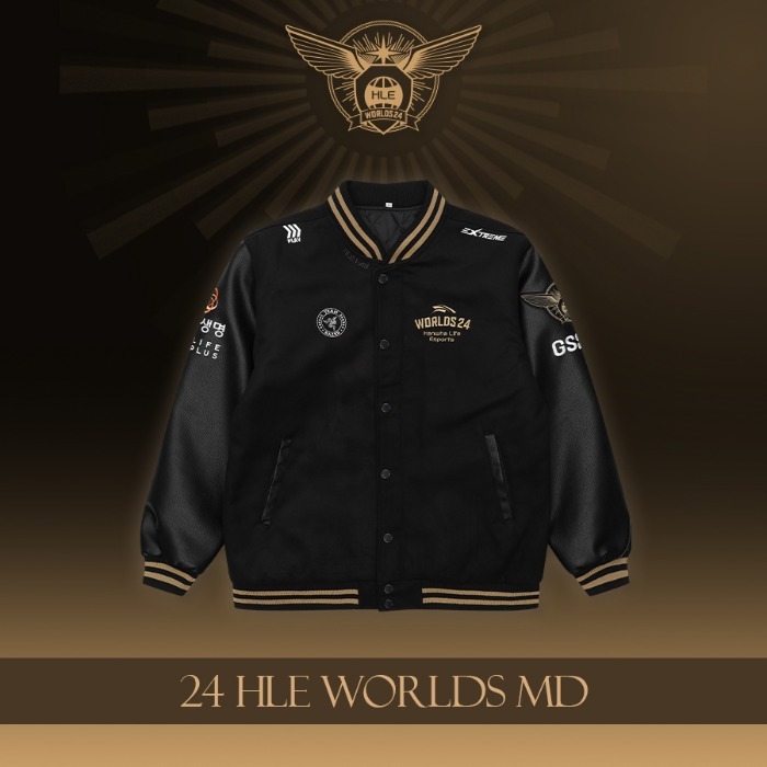 Sold Out] [HLE] 24 HLE WORLDS Stadium Jacket | WILLBE PLAY
