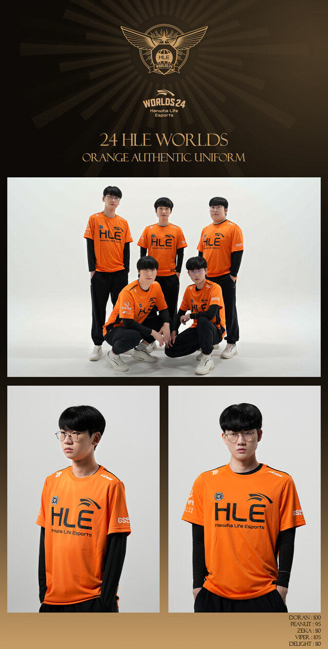HLE] 24 HLE WORLDS Orange Authentic Uniform | WILLBE PLAY