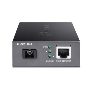 [TP-LINK] 티피링크 TL-FC311B-2 WDM 기가비트 미디어 광 컨버터 SC 파이버 2Km