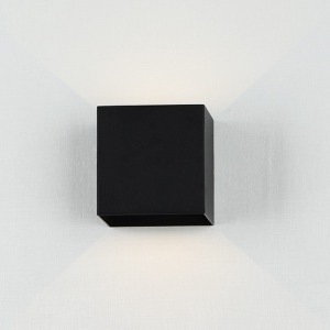 보급형 사각 빔 블랙 LED 벽등 5W