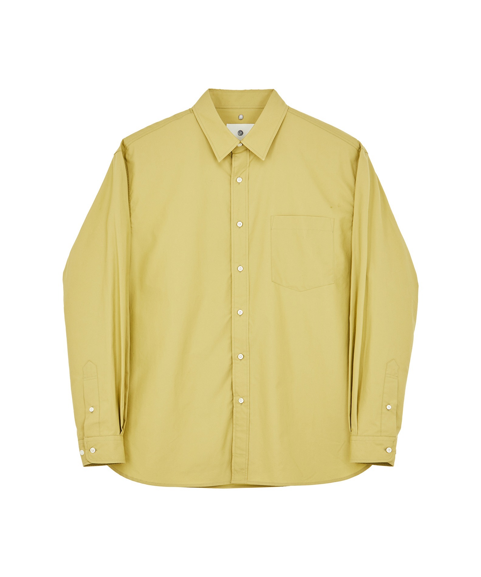 [-30%] RELAXED COTTON SHIRTS / OLIVE