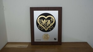 행운과 사랑의 상징 하트 풍수그림 테이블액자 황금액자 24K 순금 99.9%