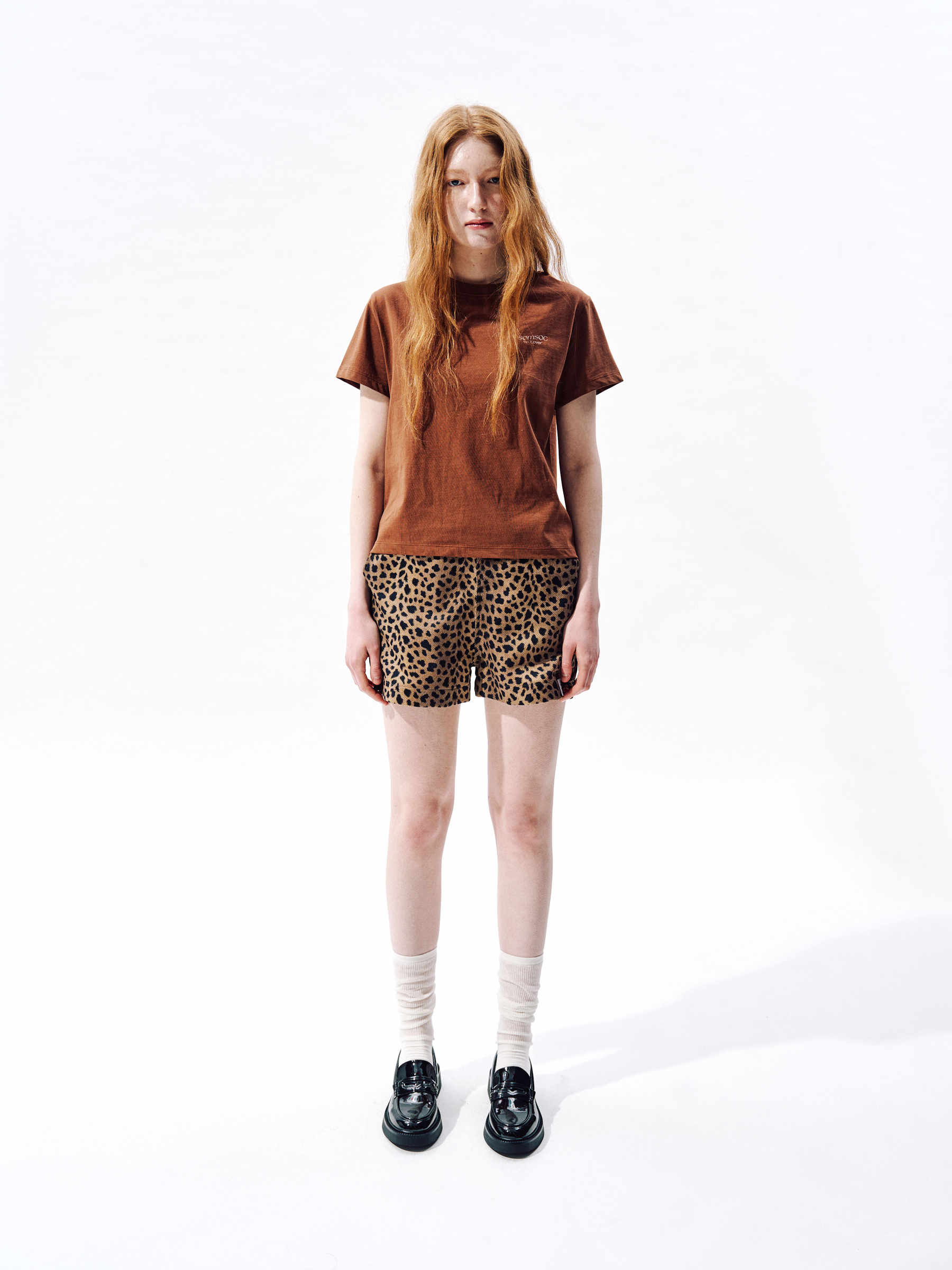 SOMSOC] DIES ARTWORK CROP TOP_BROWN - SOMSOC | 리켓