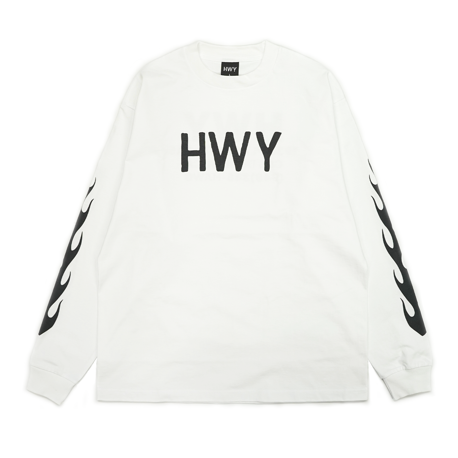 サイズL HWY ロンT HAWG Long sleeve HWY] HAWG LONG SLEEVE WHITE - CHOPPER DEPT