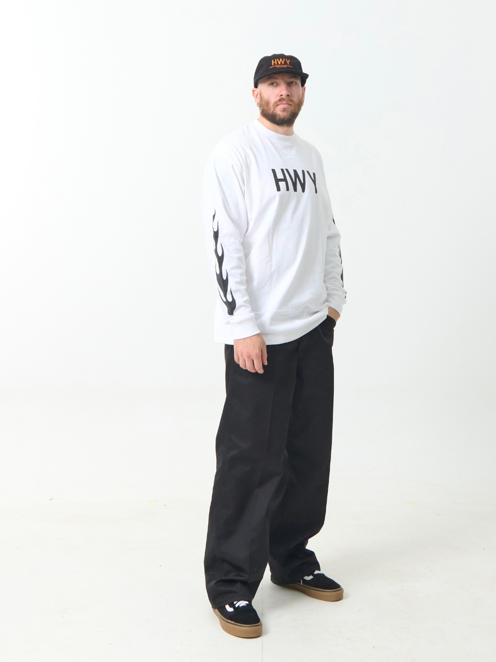 HWY] HAWG LONG SLEEVE WHITE - CHOPPER DEPT