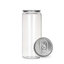 페트캔 500ml 투명 음료용기 밀봉 가능한 PET 캔
