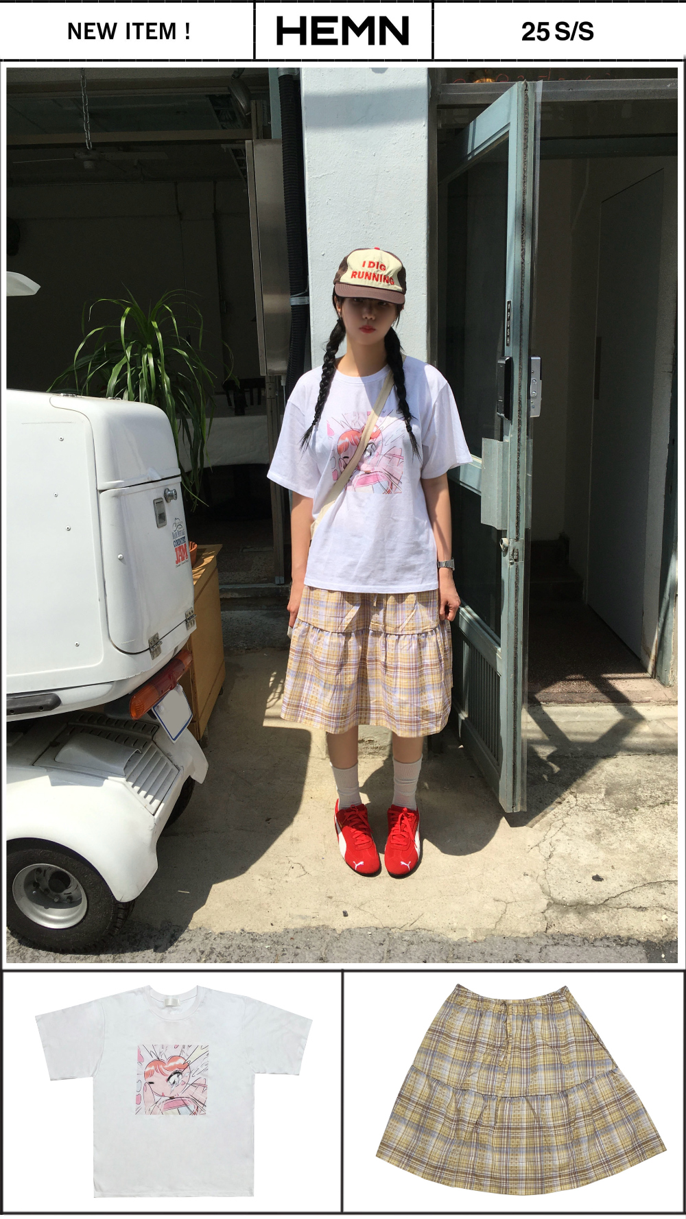 Tシャツ・カットソー [heemihan] WINK HALF T wink half t (3c)