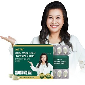 오은영 초임계 식물성 rTG 알티지 오메가3 (520mg x 60캡슐) / 1개월분