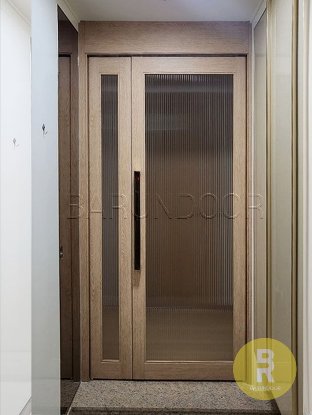 27번 비대칭양개스윙중문 우드 모루세로강화유리