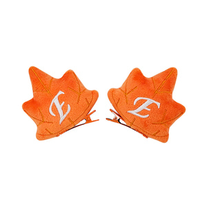 단풍 인형 머리핀 2입