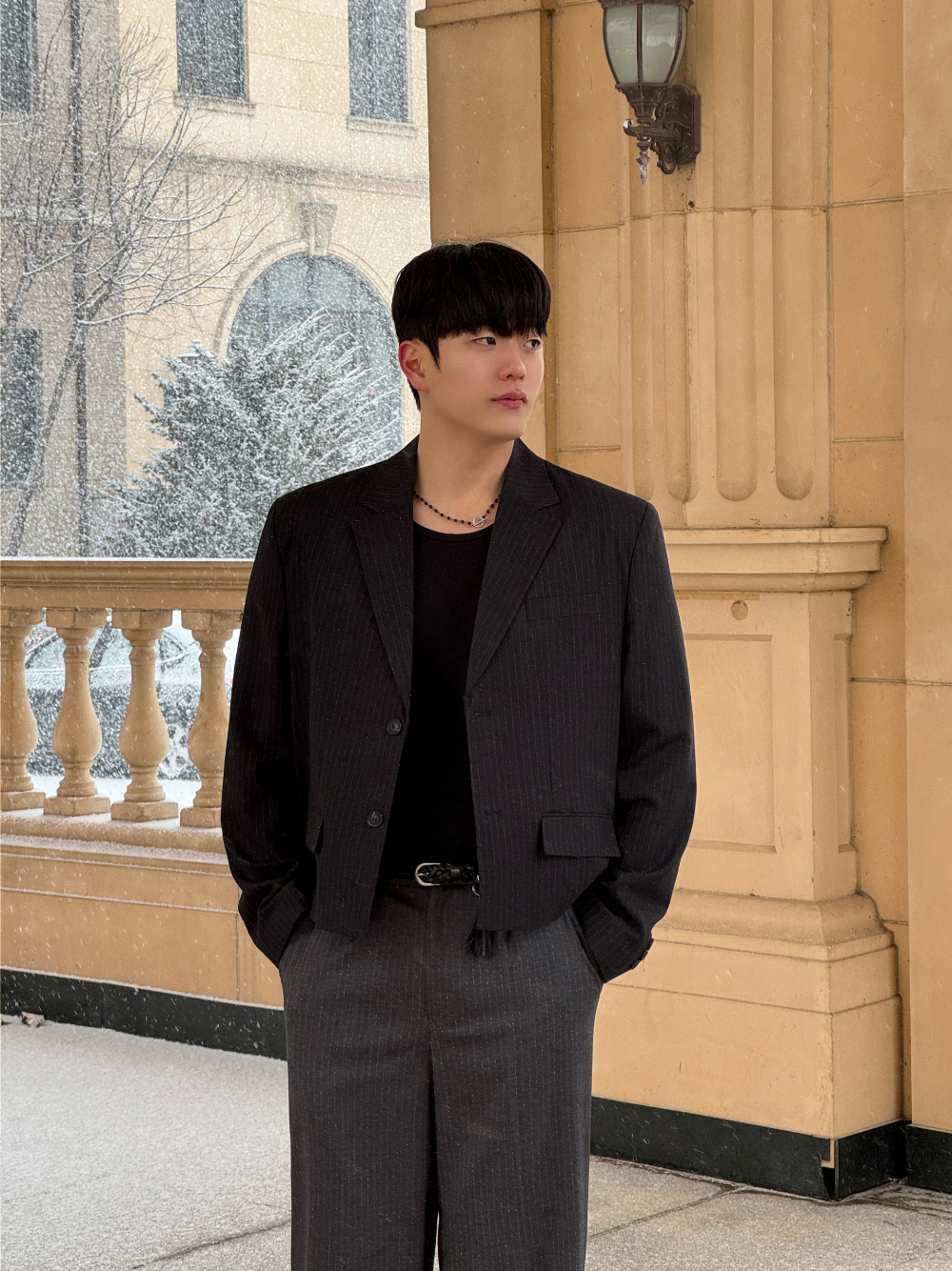 재킷 모델 착용 이미지-S1L19