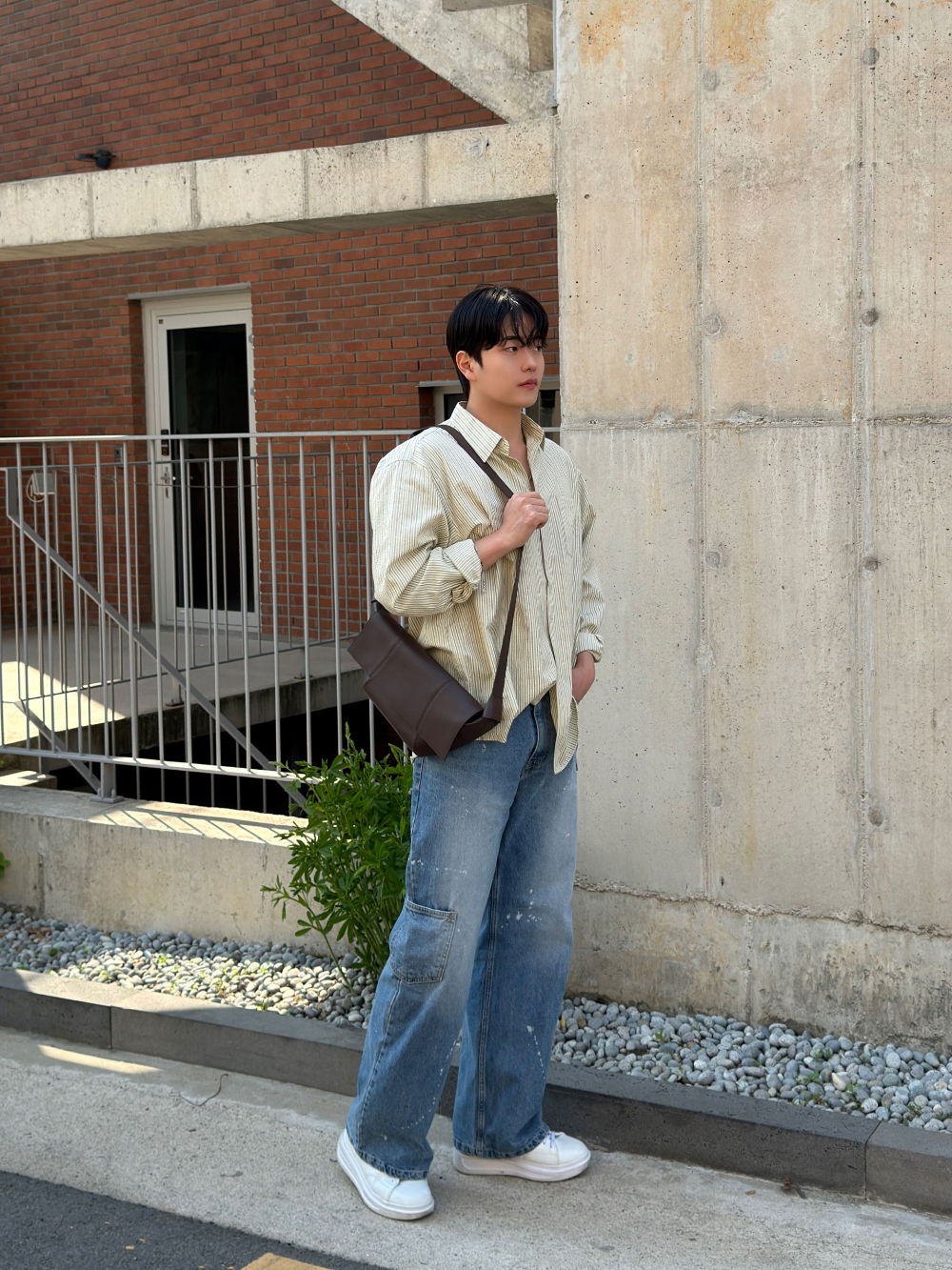 바지 모델 착용 이미지-S1L18