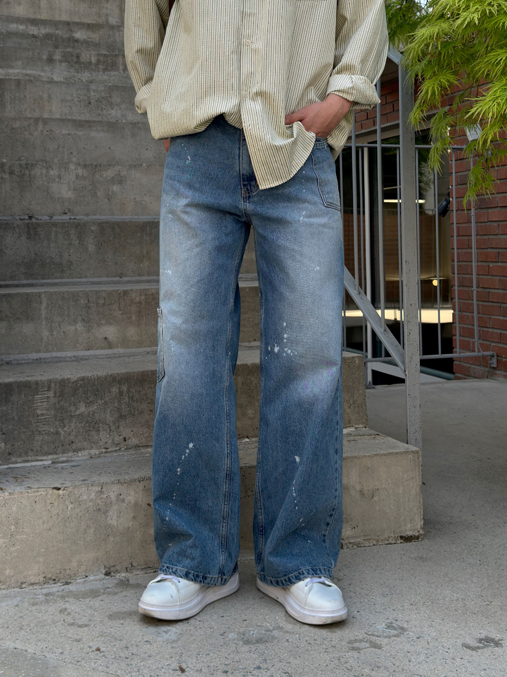 바지 모델 착용 이미지-S1L22