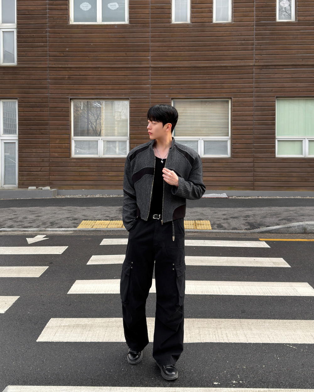 재킷 모델 착용 이미지-S1L23