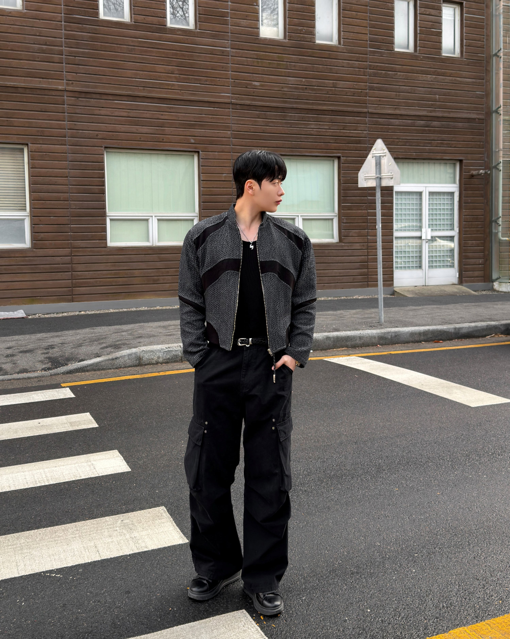 재킷 모델 착용 이미지-S1L18