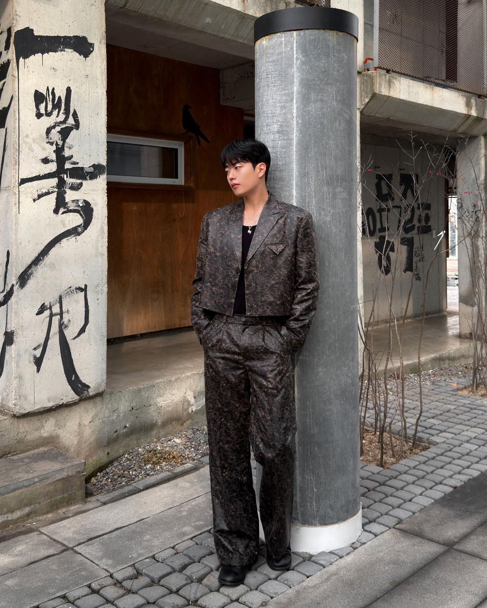 점퍼 모델 착용 이미지-S3L39