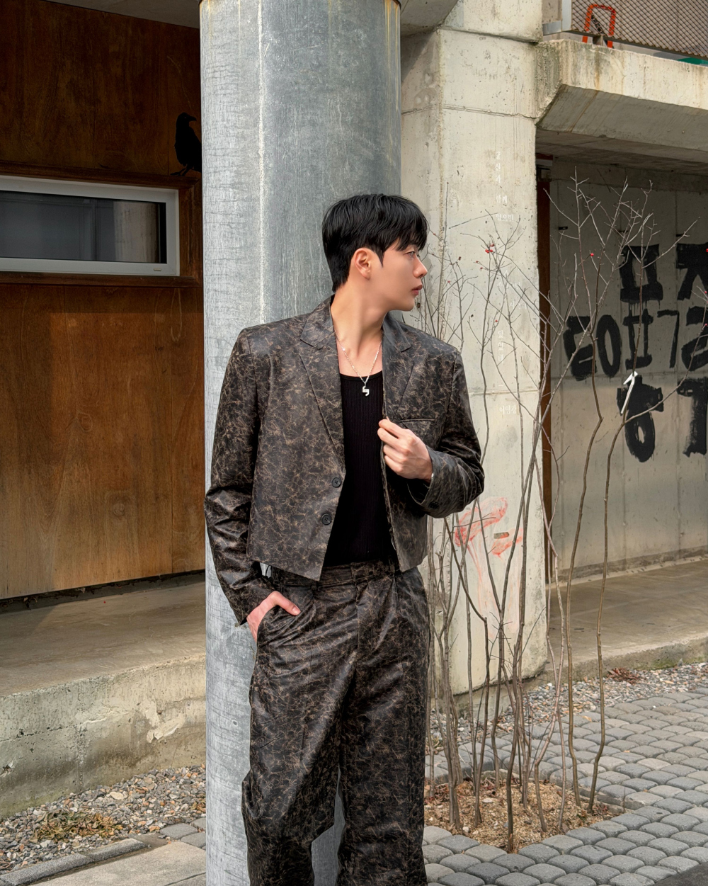 재킷 모델 착용 이미지-S3L40