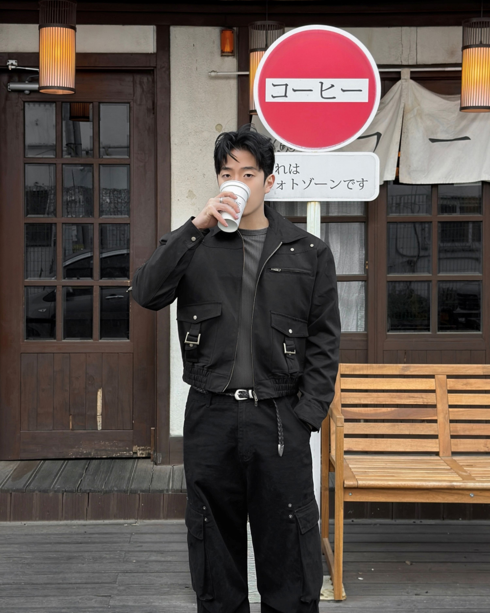 재킷 모델 착용 이미지-S1L28