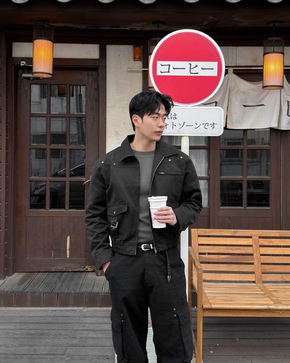 재킷 모델 착용 이미지-S1L31