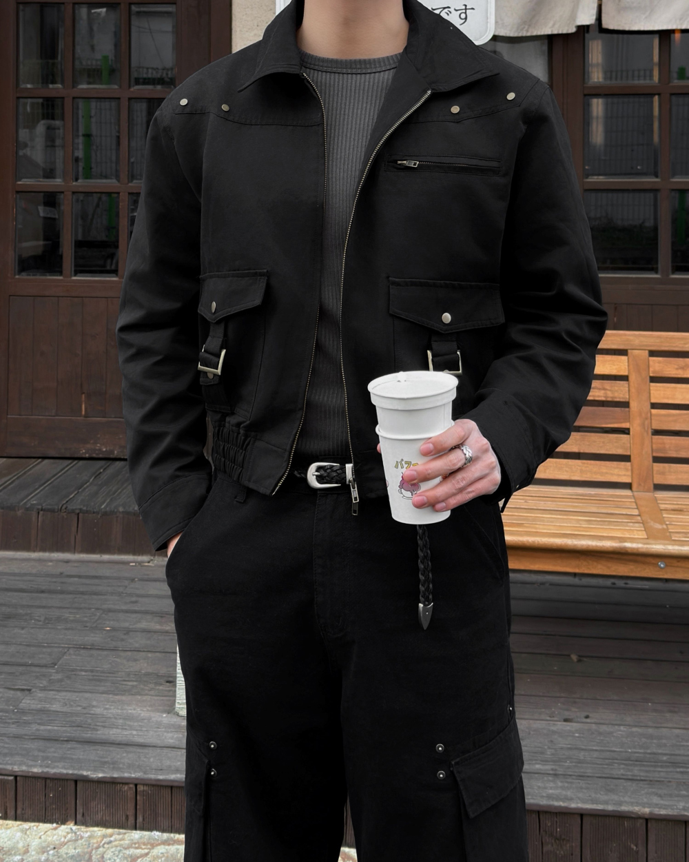 재킷 모델 착용 이미지-S1L33