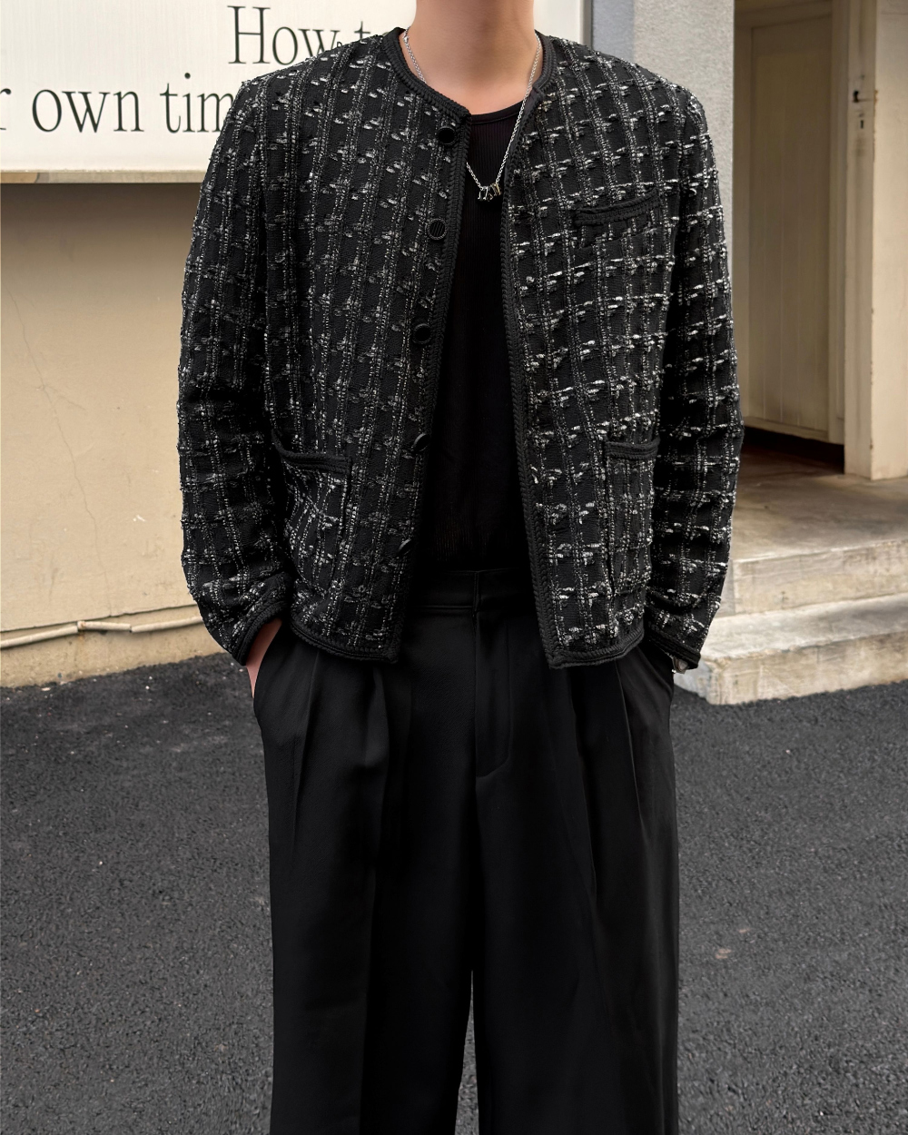 코트 모델 착용 이미지-S1L27