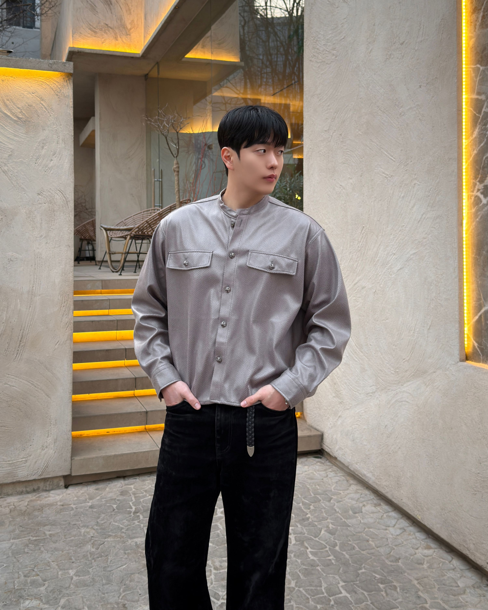 재킷 모델 착용 이미지-S1L34