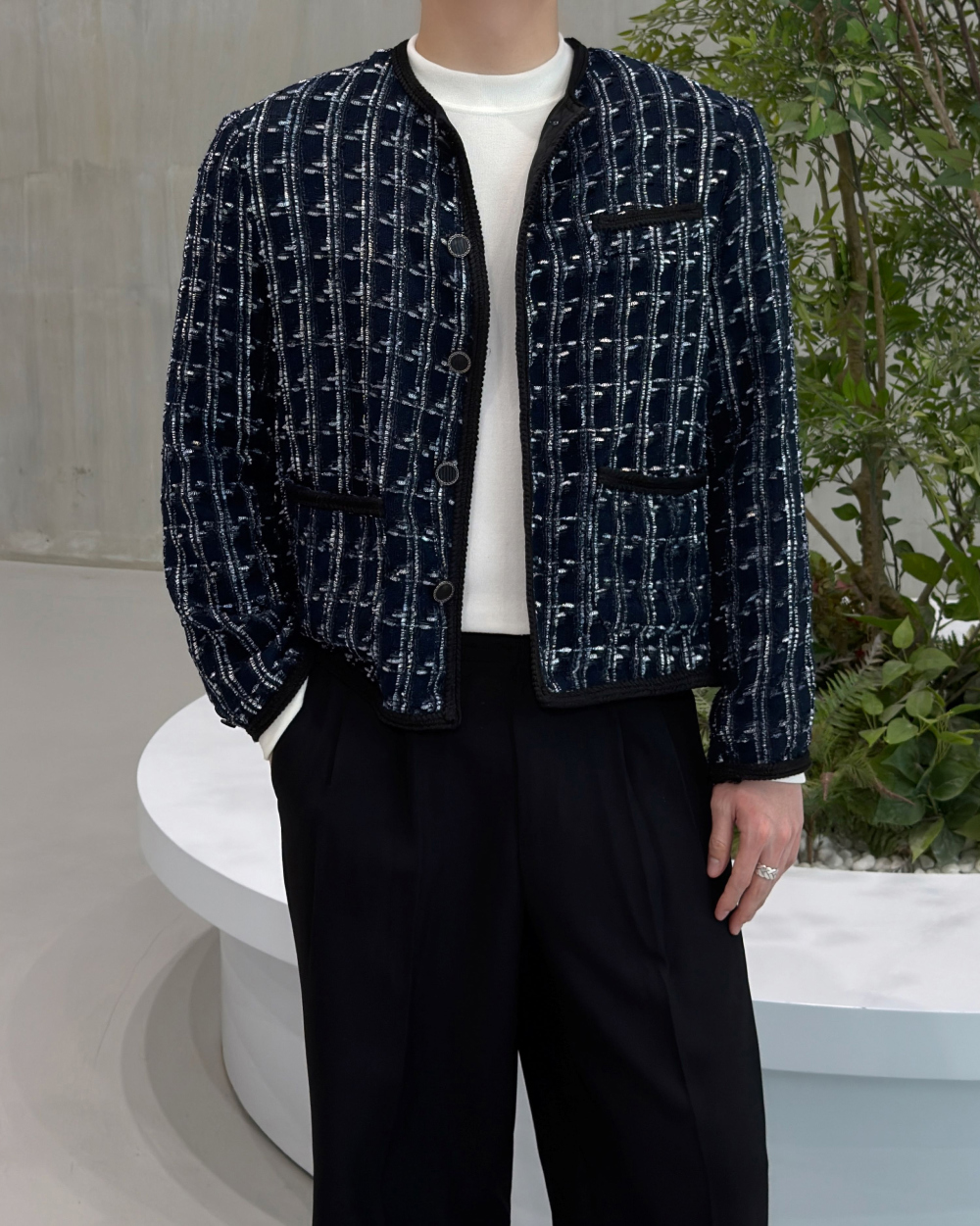 코트 모델 착용 이미지-S1L18