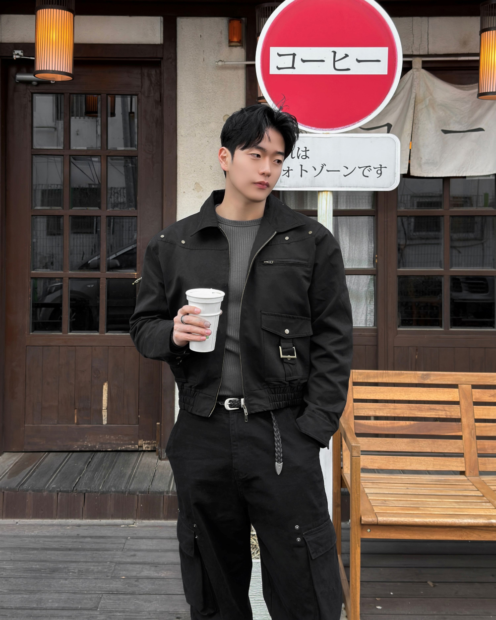 재킷 모델 착용 이미지-S1L36