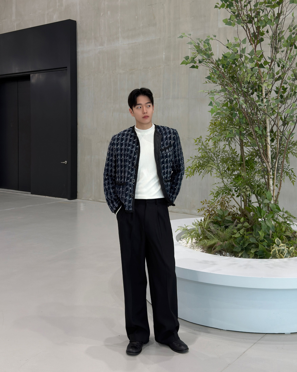 코트 모델 착용 이미지-S1L20